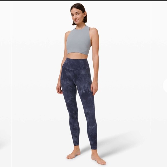 Lululemon Align Pant 28" *Diamond Dye in Diamond Dye Asphalt Grey True Navy - Picture 1 of 7
